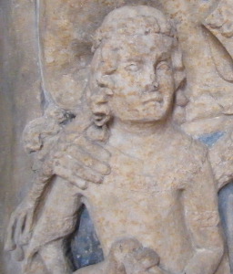 Germany Scheblitz - St Kilan Friedrich von Truhendingen and daughter 1350